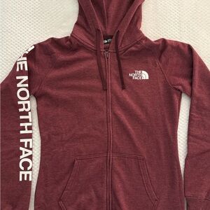 The North Face Burgundy Hoodie